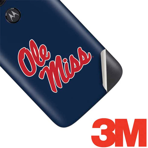 University of Mississippi Rebels Ole Miss Moto E5 Play Skin